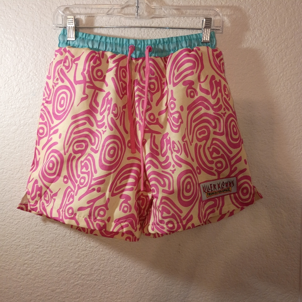 KILLER KLOWNS From OuterSpace Pink Cream Swimsuit Size Medium